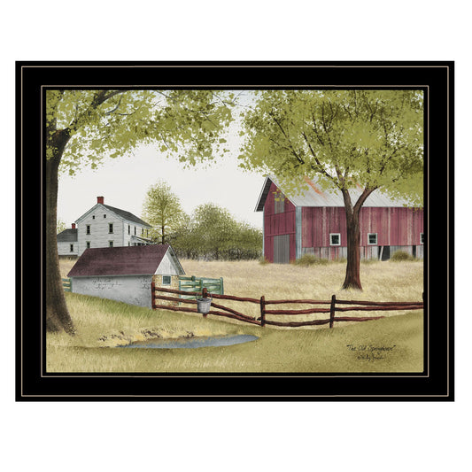 Trendy Decor 4U "The Old Spring House" Framed Wall Art, Modern Home Decor Framed Print for Living Room, Bedroom & Farmhouse Wall Decoration by Billy Jacobs